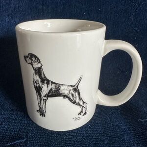 Weimaraner Coffee Mug, Cindy Farmer Art Rosalinde Porcelain USA Dog Lover Gift